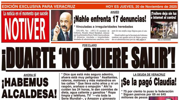 LA PORTADA - JUEVES 20 DE NOVIEMBRE 2025