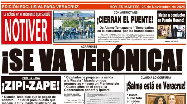 LA PORTADA - MARTES 25 DE NOVIEMBRE 2025