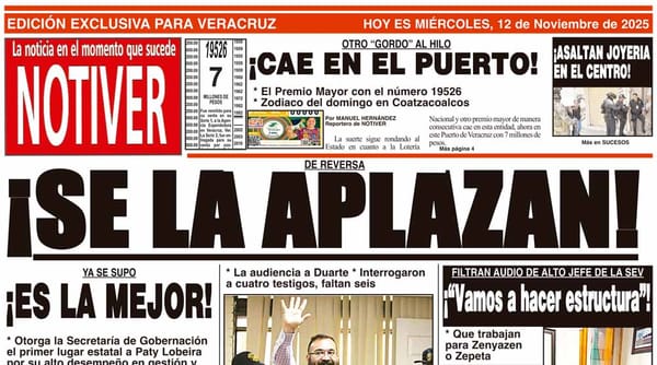 LA PORTADA - MIÉRCOLES 12 DE NOVIEMBRE 2025