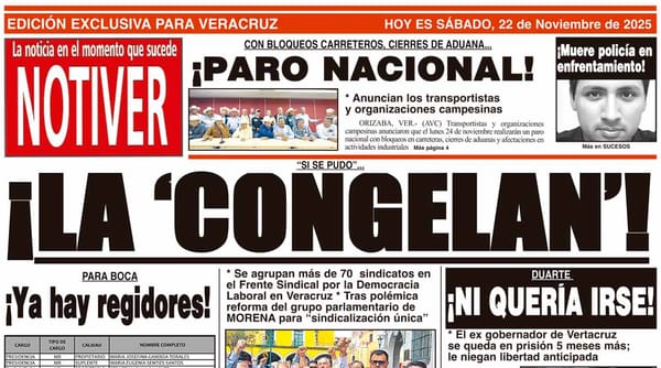 LA PORTADA - SÁBADO 22 DE NOVIEMBRE 2025