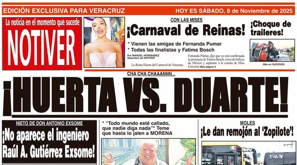 LA PORTADA - SÁBADO 8 DE NOVIEMBRE 2025