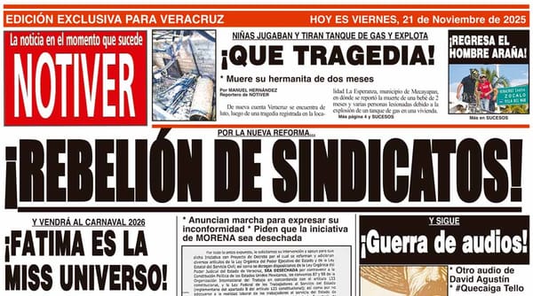 LA PORTADA - VIERNES 21 DE NOVIEMBRE 2025