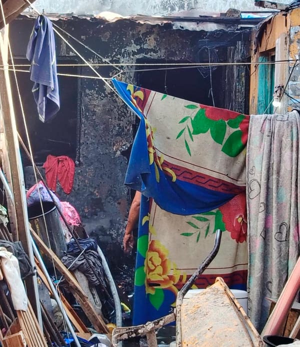 ¡INCENDIO EN CUARTERÍA DE LA COLONIA PLAYA LINDA!