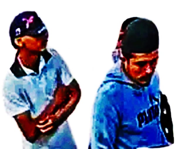 ¡BUSCAN A PAREJA DE MALANDROS ARMADOS CON CUCHILLOS!