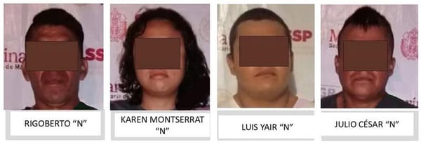 ¡SE QUEDAN EN LA CÁRCEL BANDA DE EXTORSIONADORES! - FUERON DETENIDOS CUANDO LLEVABAN A UNA PERSONA PRIVADA DE SU LIBERTAD