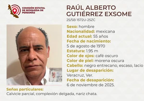 ¡NO APARECE EL INGENIERO RAÚL A. GUTIÉRREZ EXSOME! - NIETO DE DON ANTONIO EXSOME