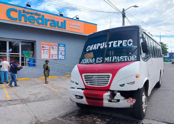 ¡MURIÓ EN EL CAMIÓN URBANO Y YA NO LLEGÓ A LA CONSULTA MÉDICA!