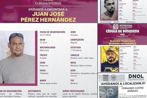 ¡DESAPARECEN CUATRO TRANSPORTISTAS DE TAMAULIPAS EN OAXACA!