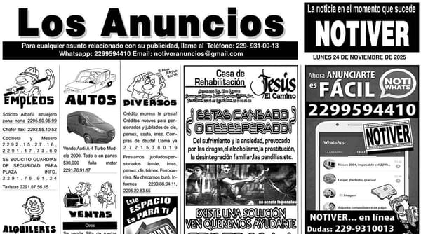 ...LOS ANUNCIOS, AVISOS Y DEMÁS! - LUNES, 24 DE NOVIEMBRE 2025