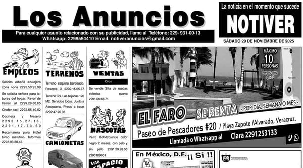...LOS ANUNCIOS, AVISOS Y DEMÁS! - SÁBADO, 29 DE NOVIEMBRE 2025