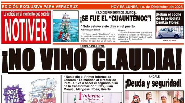 LA PORTADA - LUNES 1 DE DICIEMBRE 2025