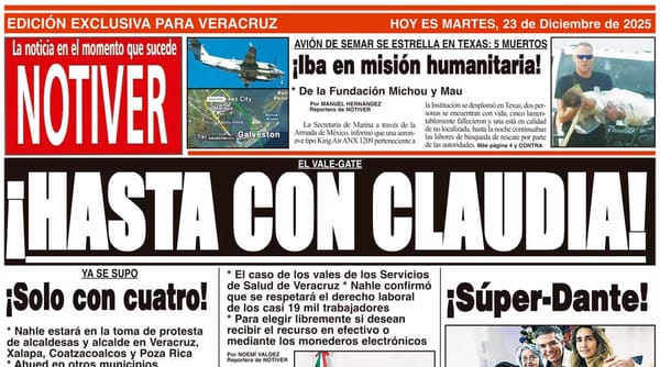 LA PORTADA - MARTES 23 DE DICIEMBRE 2025