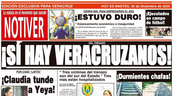 LA PORTADA - MARTES 30 DE DICIEMBRE 2025