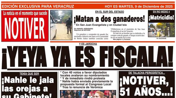 LA PORTADA - MARTES 9 DE DICIEMBRE 2025