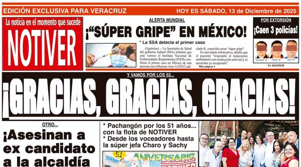 LA PORTADA - SÁBADO 13 DE DICIEMBRE 2025