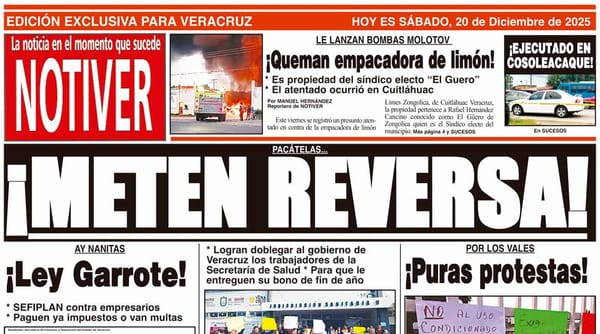 LA PORTADA - SÁBADO 20 DE DICIEMBRE 2025