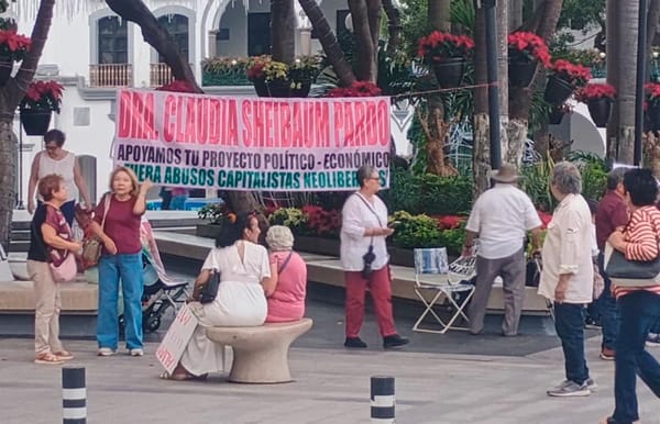 ¡DESDE EL ZÓCALO JAROCHO APOYAN A CLAUDIA!