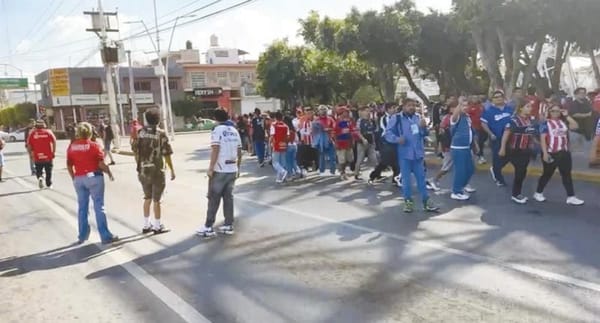 ¡PELEAN AFICIONADOS DE CHIVAS E IRAPUATO PREVIO A AMISTOSO!