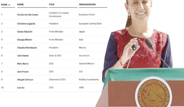 ¡NOMBRA FORBES A CSP LA QUINTA MUJER CON MÁS PODER DEL MUNDO!