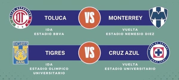 ¡ASÍ SE JUGARÁN LAS SEMIFINALES!