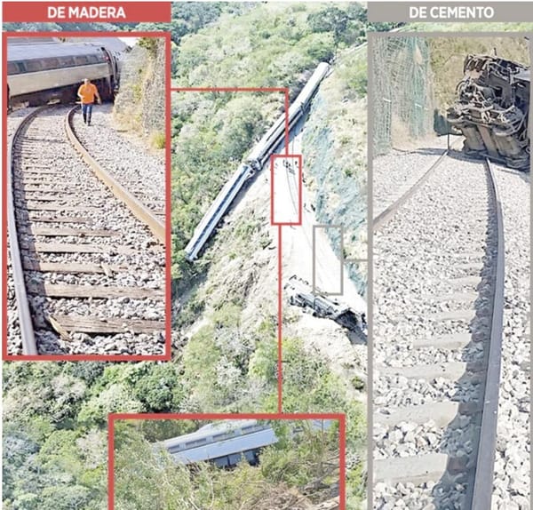 ¡RESPONSABILIZAN A SEMAR POR DESCARRILAMIENTO!