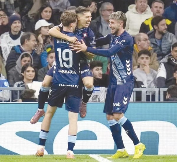 ¡CELTA HACE HISTORIA EN EL BERNABÉU!