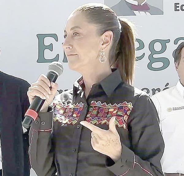 ¡EN EU TIENEN MUCHOS PROBLEMAS DE VALORES.- SHEINBAUM!