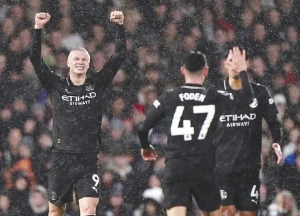 ¡LOGRA HAALAND RÉCORD, PERO EL CITY PIDE LA HORA ANTE FULHAM!