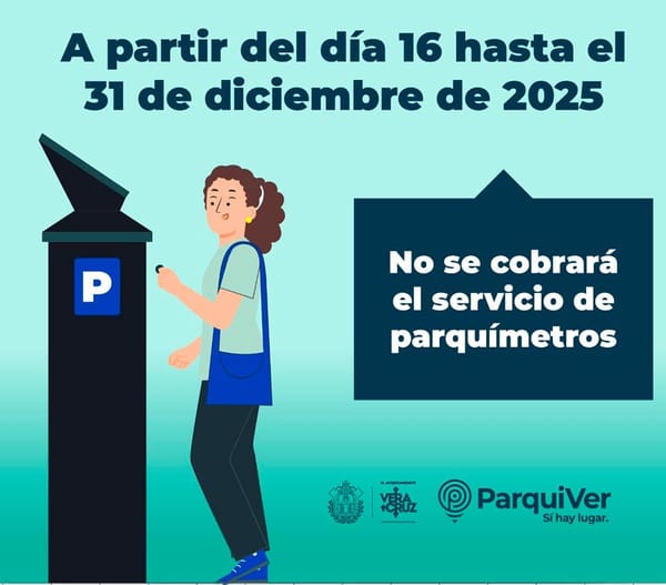 ¡YA NO COBRARÁN PARQUÍMETROS!
