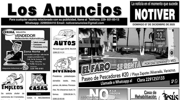 ...LOS ANUNCIOS, AVISOS Y DEMÁS! - DOMINGO, 7 DE DICIEMBRE 2025