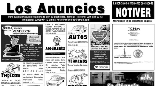 ...LOS ANUNCIOS, AVISOS Y DEMÁS! - MIÉRCOLES, 10 DE DICIEMBRE 2025