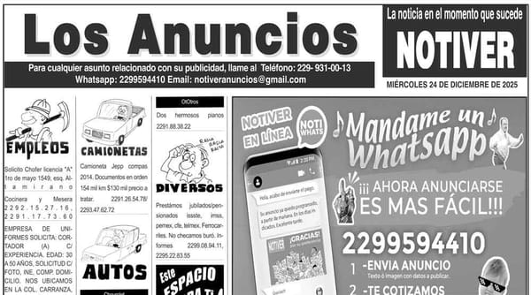 ...LOS ANUNCIOS, AVISOS Y DEMÁS! - MIÉRCOLES, 24 DE DICIEMBRE 2025