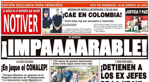 LA PORTADA - DOMINGO 18 DE ENERO 2026