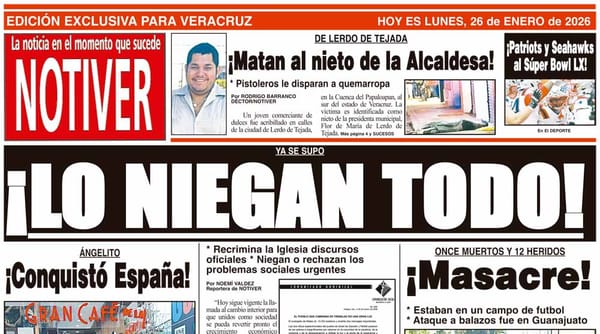 LA PORTADA - LUNES 26 DE ENERO 2026