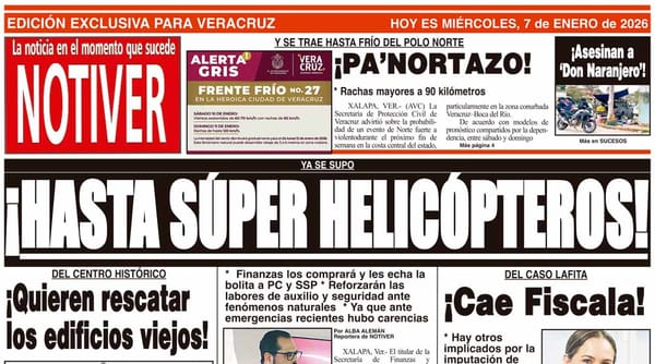 LA PORTADA - MIÉRCOLES 7 DE ENERO 2026