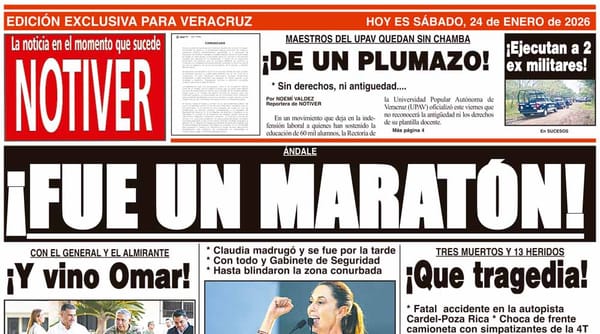 LA PORTADA - SÁBADO 24 DE ENERO 2026