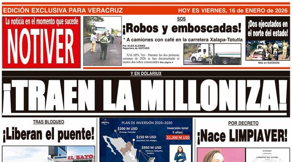 LA PORTADA - VIERNES 16 DE ENERO 2026