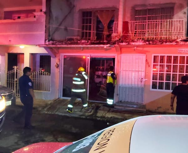 ¡CONATO DE INCENDIO EN UNA VIVIENDA DE BOCA DEL RÍO!