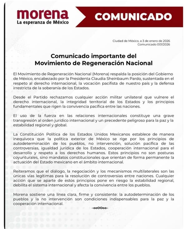 ¡NAHLE APOYA A CLAUDIA! - *Presidenta condenó la intervención militar en Venezuela