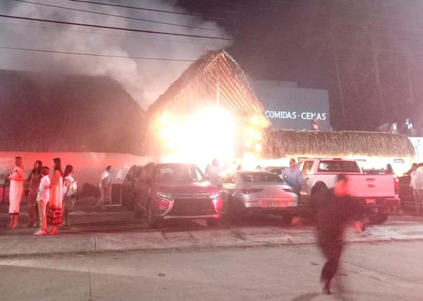 ¡“CUETAZO” PRENDIÓ EL RESTAURANTE VACANORA!