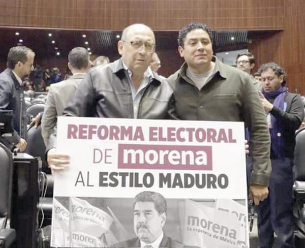¡CON REFORMA ELECTORAL, MORENA BUSCA TENER "UN CONGRESO COMO EL DE MADURO"!