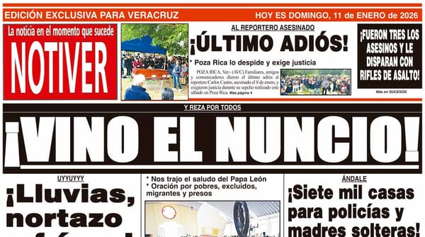 LA PORTADA - DOMINGO 11 DE ENERO 2026