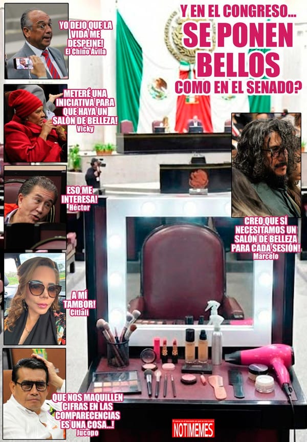 NOTI-MEME | - Y EN EL CONGRESO... SE PONEN BELLOS COMO EN EL SENADO?