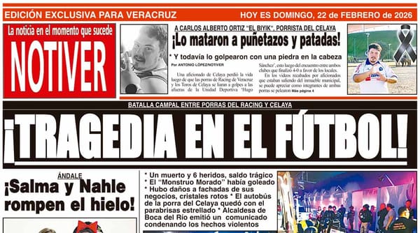 LA PORTADA - DOMINGO 22 DE FEBRERO 2026