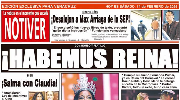 LA PORTADA - SÁBADO 14 DE FEBRERO 2026