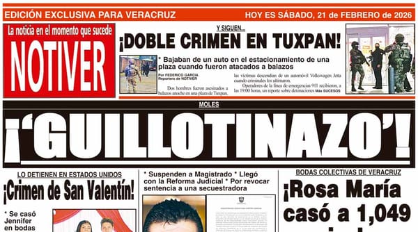 LA PORTADA - SÁBADO 21 DE FEBRERO 2026