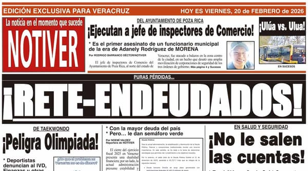 LA PORTADA - VIERNES 20 DE FEBRERO 2026