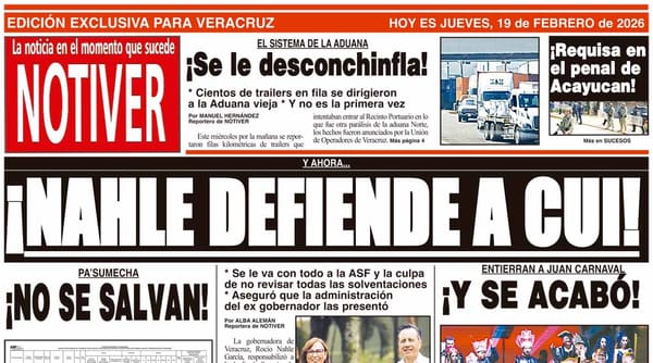 LA PORTADA - JUEVES 19 DE FEBRERO 2026