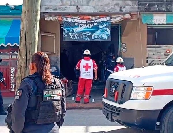 ¡GRUPO ARMADO EJECUTÓ A PADRE E HIJO EN TALLER MECÁNICO!