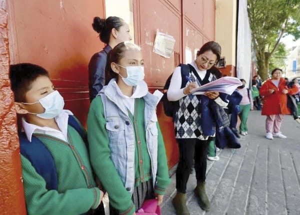 ¡VUELVEN CUBREBOCAS A ESCUELAS DE EDOMEX POR SARAMPIÓN!